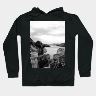 Lobster Traps at Peggy's Cove Hoodie